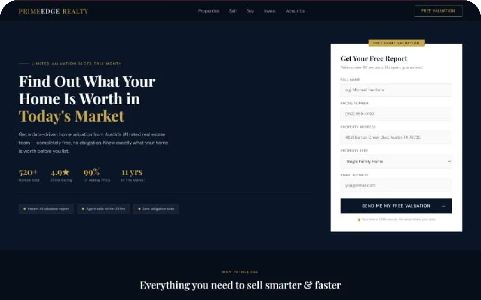 GreenAcres website project